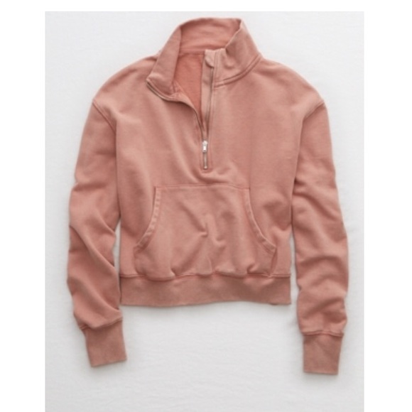 American Eagle Aerie quarter zip beach fleece - Picture 3 of 3